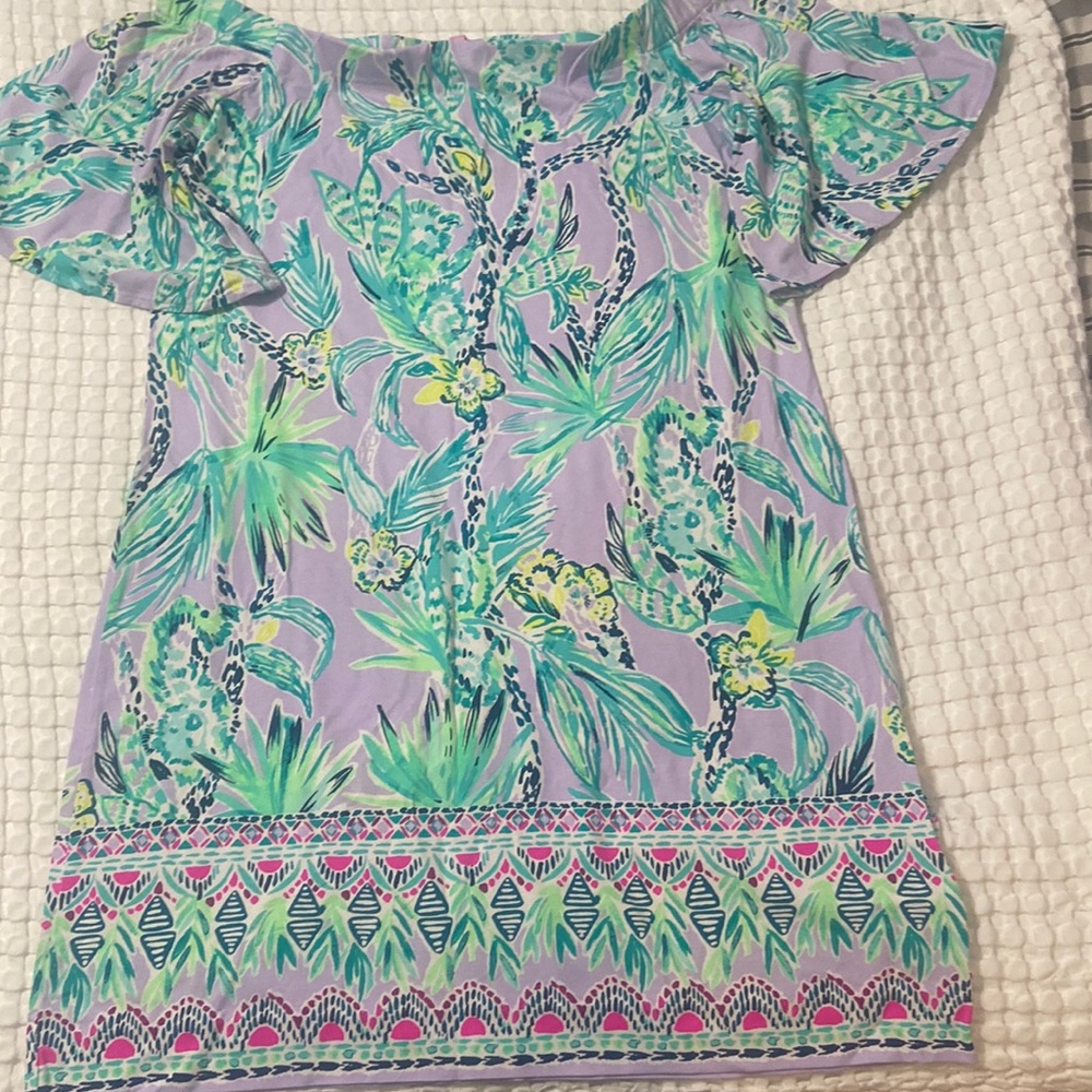 Lilly Pulitzer Fawcett dress Its Impawsible eng knit NEW